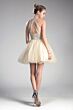 LaDivine Dress UJ0119 Halter Neck Curly Hem Cocktail Dress