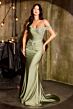 LaDivine CD667 Sweep Train Off The Shoulder Dress