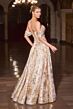 LaDivine CD682 Floral Jacquard Off The Shoulder Dress