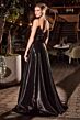 Ladivine J882 A-Line Spaghetti Strap V-Back Dress