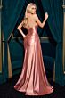 LaDivine CH351 Side Streamer High Slit Dress