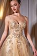 LaDivine C177 Spaghetti Strap A-Line Sweetheart Neck Dress