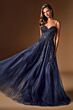 LaDivine C177 Spaghetti Strap A-Line Sweetheart Neck Dress