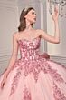 LaDivine 15715 Strapless Sweetheart Neck Dress