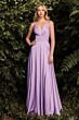 LaDivine 7472 Strappy Back Satin Dress
