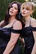 LaDivine 7492 Corset Bodice Off The Shoulder Dress