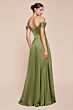 LaDivine 7493 High Slit Off The Shoulder Dress
