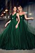 LaDivine 7497 Ruched Bodice Knot Neck Dress