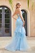 LaDivine 9316 Corset Bodice Mermaid Dress