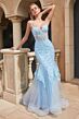 LaDivine 9316 Corset Bodice Mermaid Dress