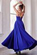 LaDivine B8402 Spaghetti Strap A-Line Satin Dress