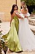 LaDivine BD104 Cowl Neckline Spaghetti Straps Dress