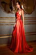 LaDivine BD104 Cowl Neckline Spaghetti Straps Dress