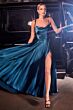 LaDivine BD104 Cowl Neckline Spaghetti Straps Dress