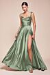 LaDivine BD104 Cowl Neckline Spaghetti Straps Dress