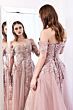 LaDivine C20 Off The Shoulder Embroidered Dress