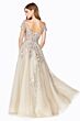 LaDivine C20 Off The Shoulder Embroidered Dress