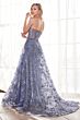 LaDivine CB046 Long Overskirt Sheer Corset Dress