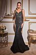 LaDivine CB119 Backless Hot-Fix Dress