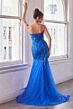 LaDivine CB139 Illusion Bodice Strapless Dress