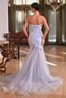 LaDivine CB148 Spaghetti Strap Mermaid Dress