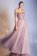 LaDivine CD0177 Glitter Bodice Off The Shoulder Dress