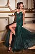 LaDivine CD0214 Trumpet Silhouette Strapless Dress