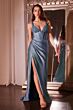 LaDivine CD0231 Beaded Bust Corset Bodice Dress