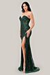 LaDivine CD0233 Strapless Sweetheart Embellished Dress