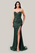 LaDivine CD0233 Strapless Sweetheart Embellished Dress