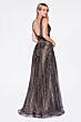 LaDivine CD09 Scoop Back Double Waistband Dress