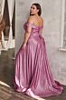 LaDivine CD210C Off The Shoulder A-Line Plus Size Dress