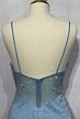 LaDivine CD219 Cutaway Slit Glitter Dress