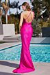 LaDivine CD287 Strappy One Shoulder Dress
