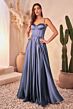 LaDivine CD337 Spaghetti Strap A-line Dress