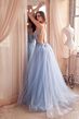 LaDivine CD3920 Cross Back A-Line Dress