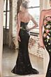 LaDivine CD811 Strapless High Slit Dress
