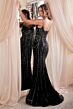 LaDivine CD846 Scoop Back Sweetheart Neck Dress