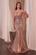 LaDivine CD846 Scoop Back Sweetheart Neck Dress