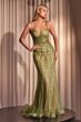 LaDivine CD846 Scoop Back Sweetheart Neck Dress