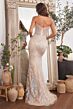 LaDivine CD847 Illusion Corset Bodice Dress