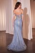 LaDivine CD848 Off The Shoulder Fringe Strap Dress
