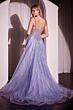 LaDivine CD863 Long Overskirt Geometric Dress