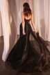 LaDivine CD863 Long Overskirt Geometric Dress