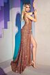 LaDivine CD884 One Shoulder Sequin Dress