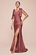 LaDivine CD943 Bow Straps Off The Shoulder Dress