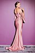 LaDivine CD943 Bow Straps Off The Shoulder Dress