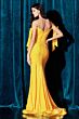 LaDivine CD943 Bow Straps Off The Shoulder Dress