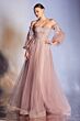 LaDivine CD948 Detached Sleeves Sheer Corset Dress