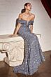 LaDivine CD975 Off The Shoulder Sequin Dress
